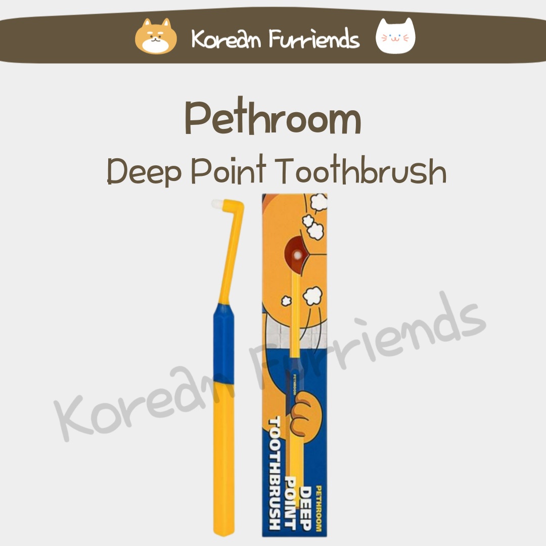Korean Dog Cat Toothbrush Pethroom Deep Point Toothbrush small dog