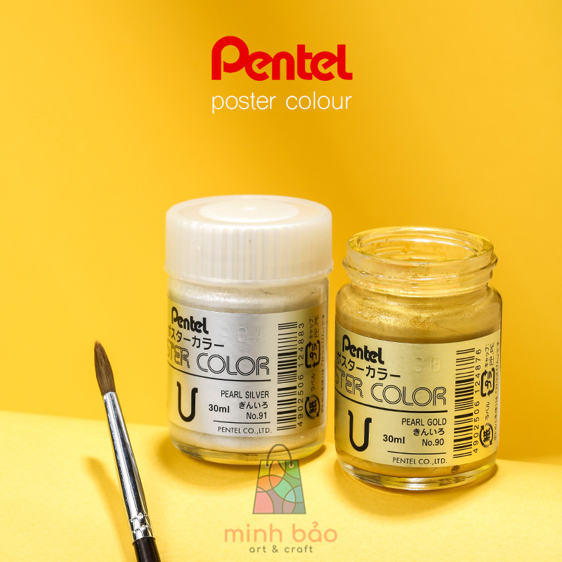 BÁN LẺ - MÀU POSTER PENTEL 30ML (LỌ THỦY TINH)