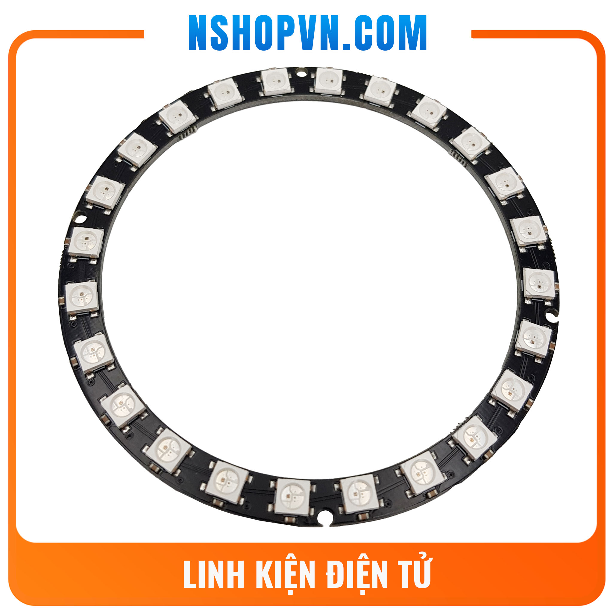 Mạch hiển thị neopixel ring 24 rgb led ws2812