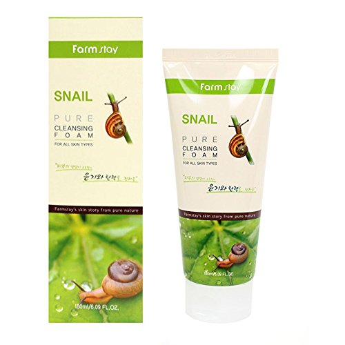 korean snail face wash