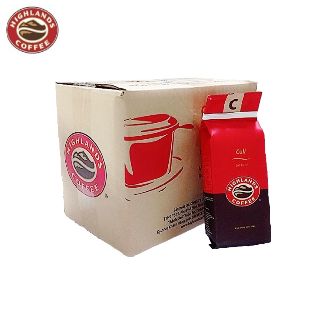 [Combo 4] Cà phê Rang xay Culi Highlands Coffee 200g
