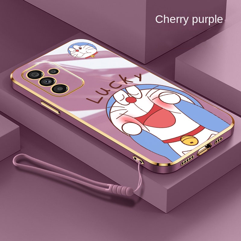 Samsung%20Galaxy%20A06%20A16%20Glossy%20Lucky%20Doraemon%20Casing%20Square%20Edges%20Plating%20Back%20TPU%20Soft%20Case%20Cover%20-%20Image%205