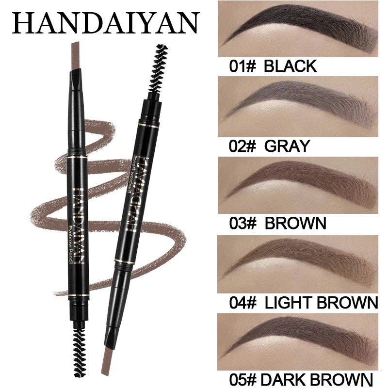 Automatic%20Waterproof%20Double%20Headed%20HANDAIYAN%20Eyebrow%20Pencil%20With%20Brush%20-%20Image%202