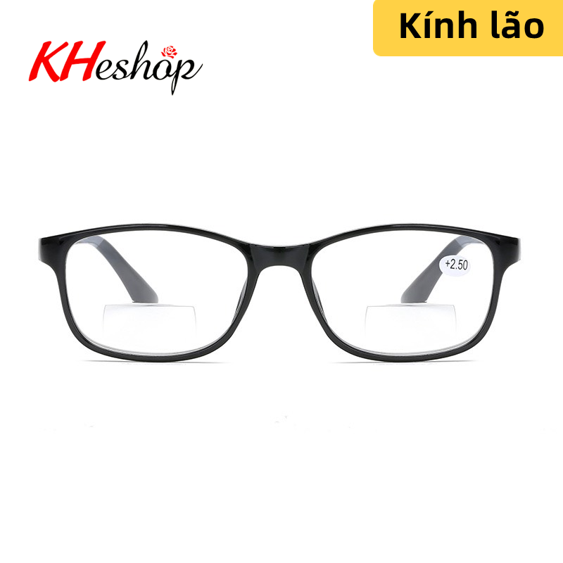 Kính Lão Đọc sách 2 tròng cho người cao tuổi trung niên siêu tiện dụng một chiếc kính 2 công dụng mã Y3030 - kheshop