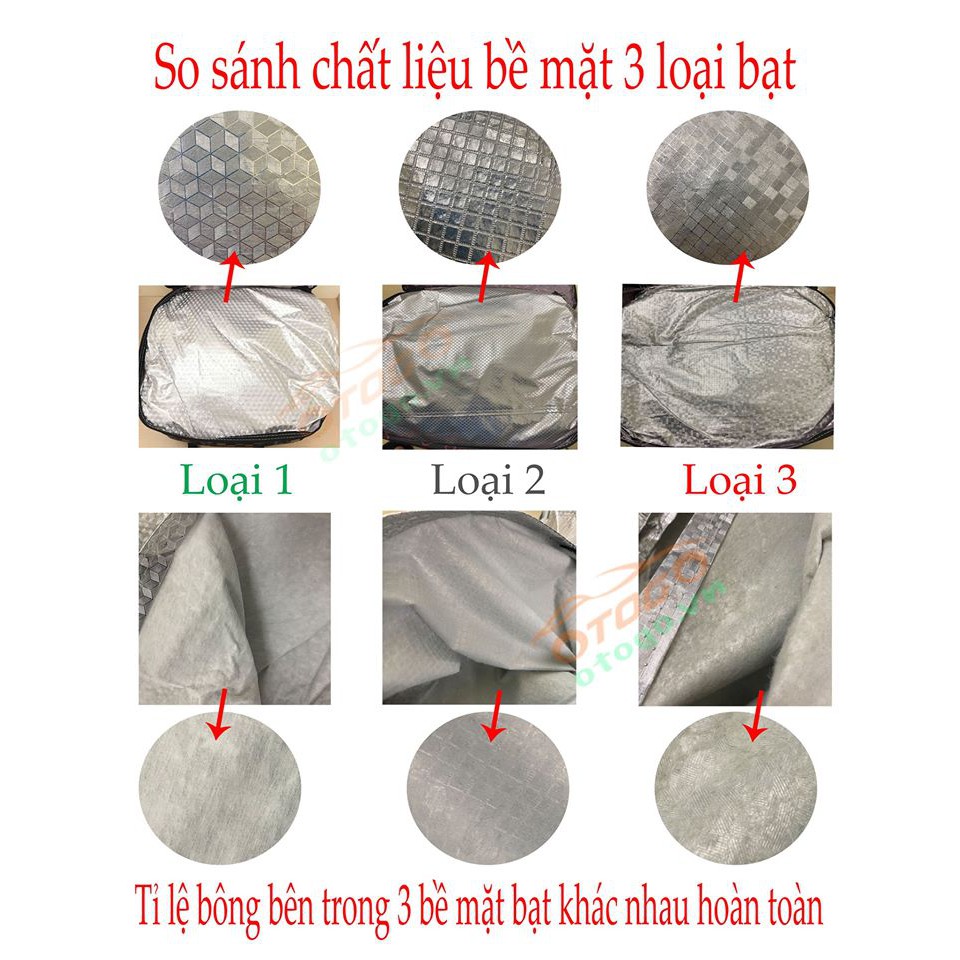 Bạt Che Phủ Xe Mitsubishi Attrage Cao Cấp (bạt 3 lớp Tráng Nhôm, chống xước) size 3M