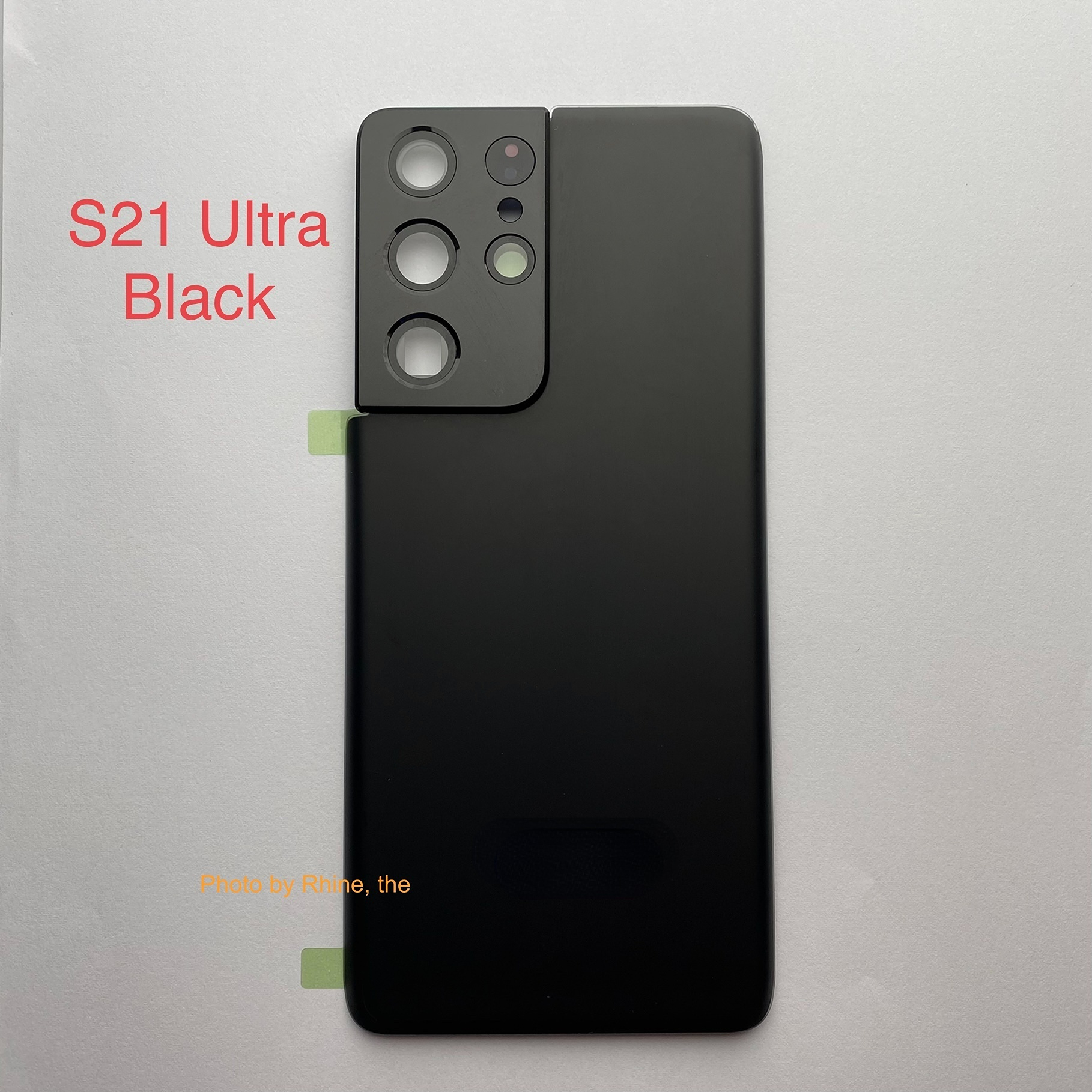 Zhitian Luxury For Samsung Galaxy S21/S21 Plus S21+/S21 Ultra Battery Back Cover Door Rear Glass Housing Case Camera Lens Frame Adhesive. 