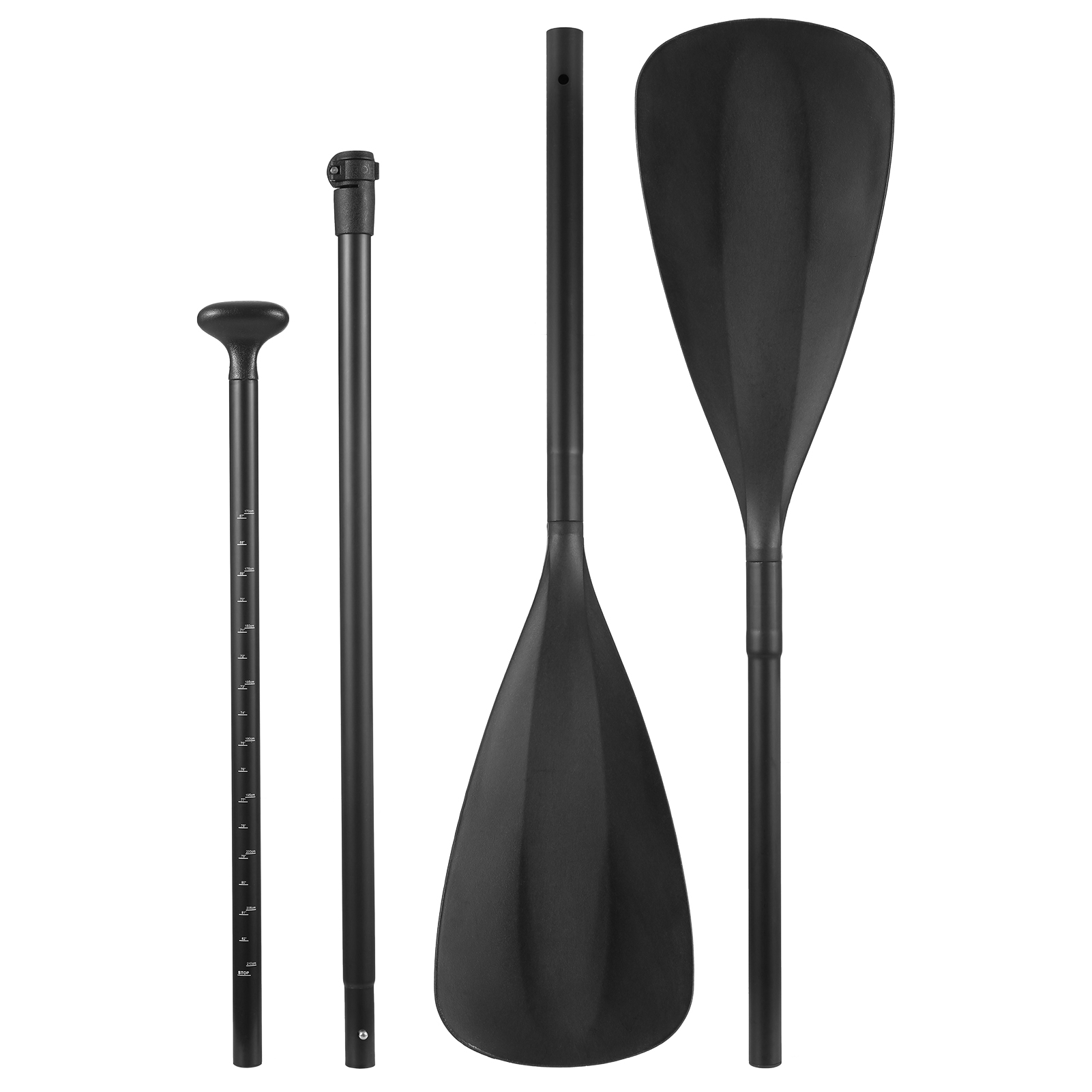 Dual Purpose 4-Part Aluminum Canoeing Paddle SUP Paddle Board Kayak Oar