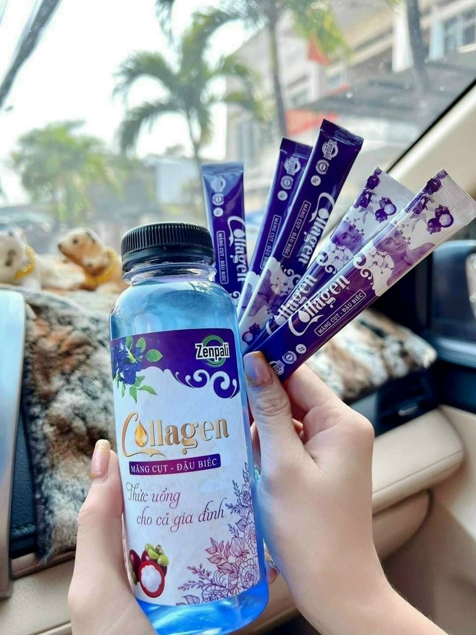 Collagen Măng Cụt Đậu Biếc ( Zenpali - Hộp 30 gói ) - GIÁ SỈ