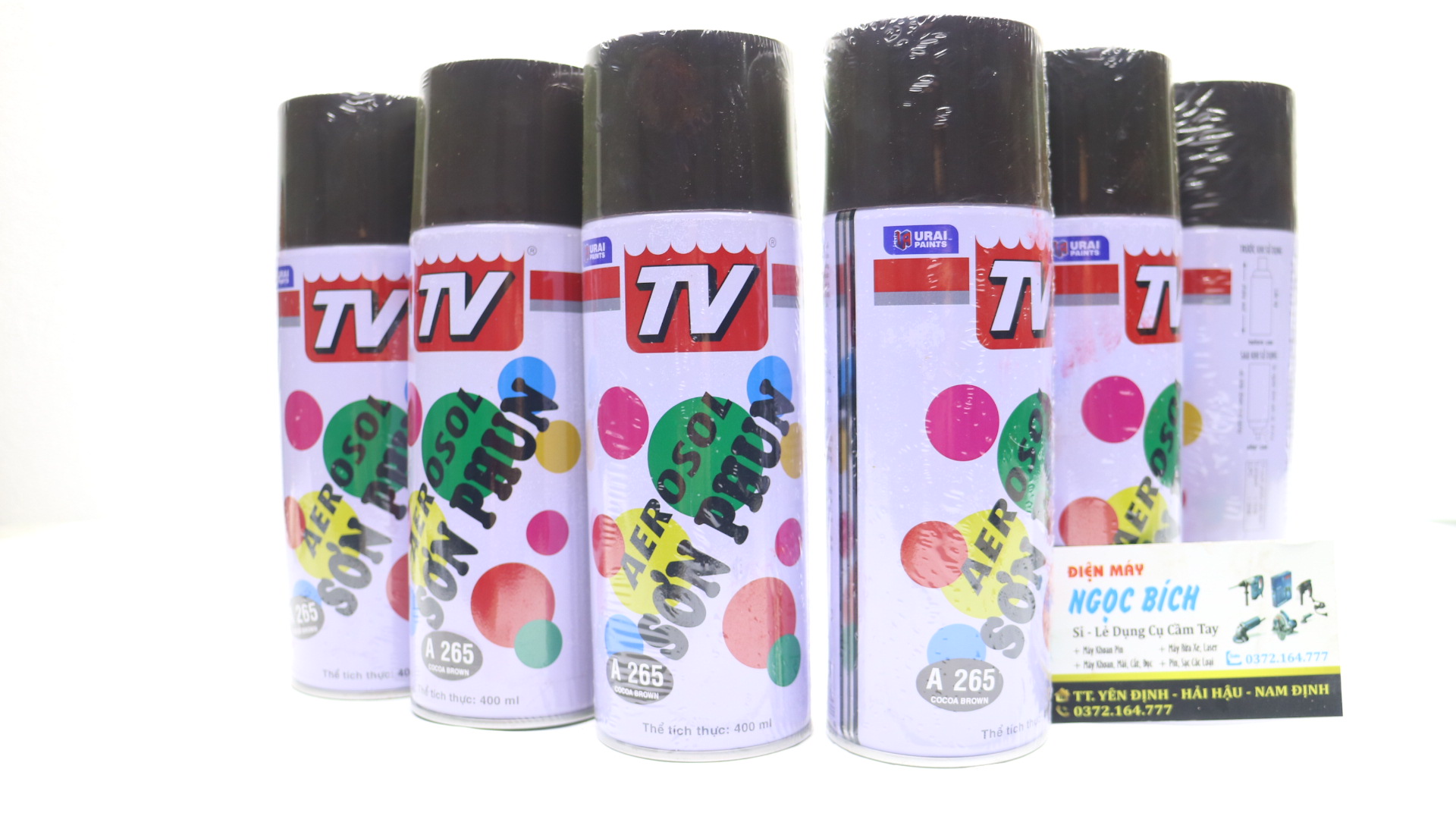 Sơn xịt atm / xịt tv đủ màu 270gr chính hãng