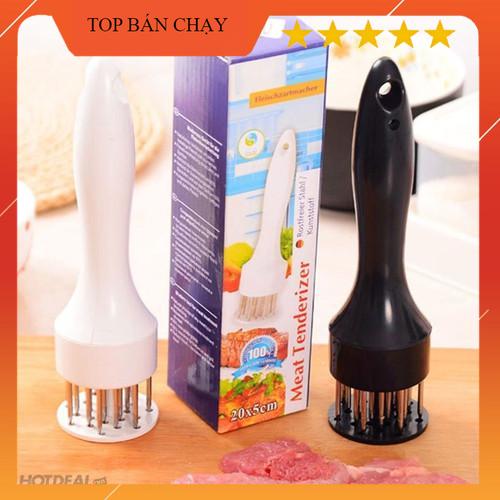Dụng cụ đâm làm thịt mềm hỗ trợ tẩm ướp, dung cu dam lam thit mem, dung cu dam thit bo, bit tet cao cap