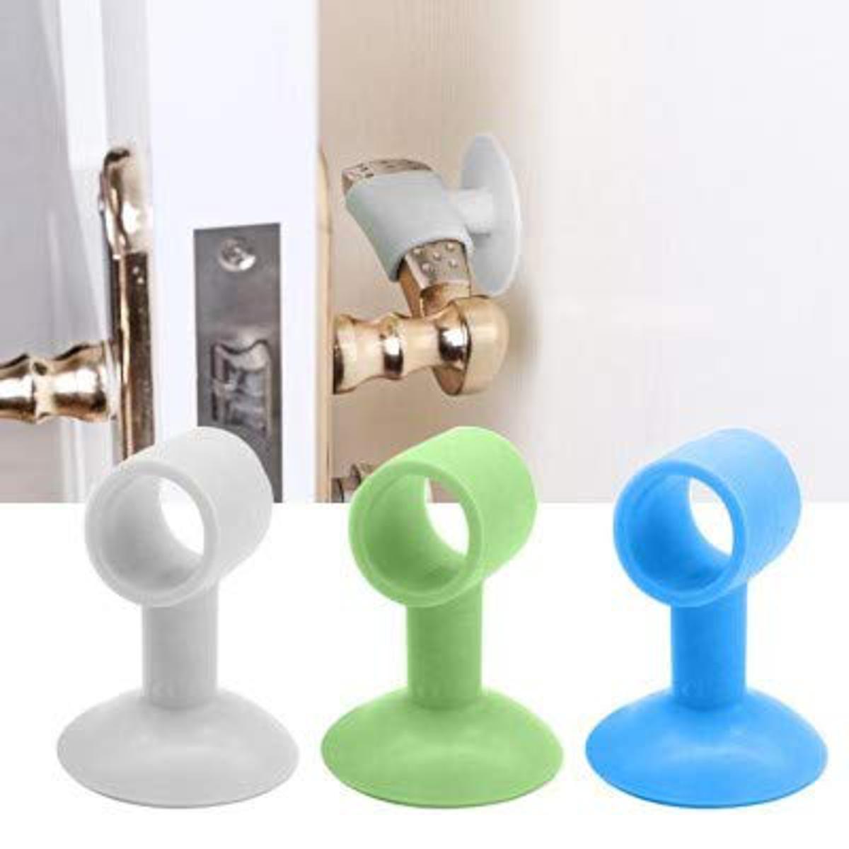 Mini Anti-Collision Silicone Door Stopper Door Handle Crash Pad Bumper Guard Rubber Stopper Wall Mute Crash Pad Silencer. 
