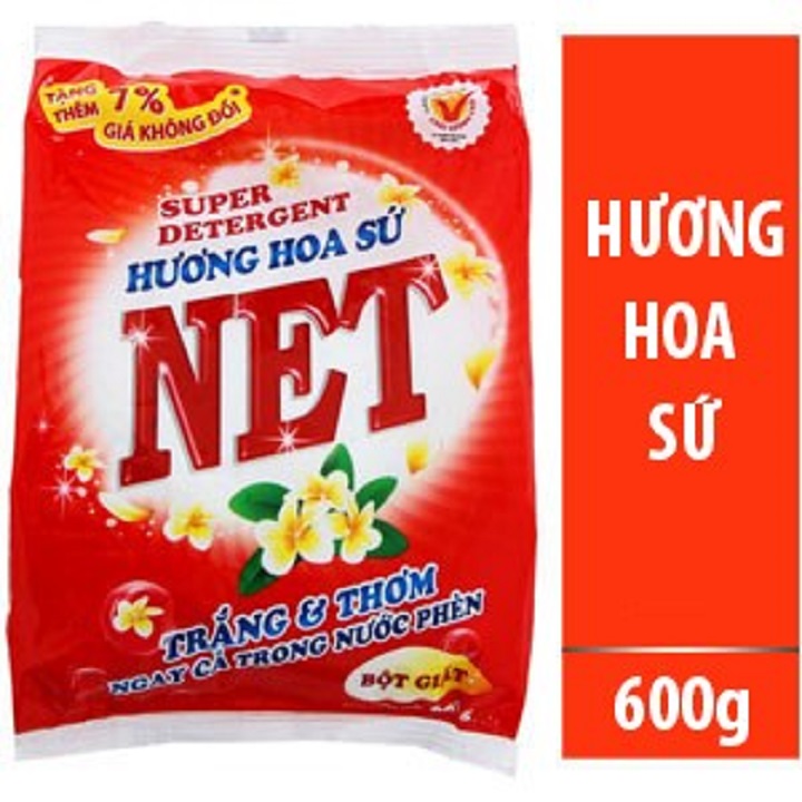 Bột giặt Net 5.5kg Hương Hoa Sứ (Đỏ) / Extra(trắng)