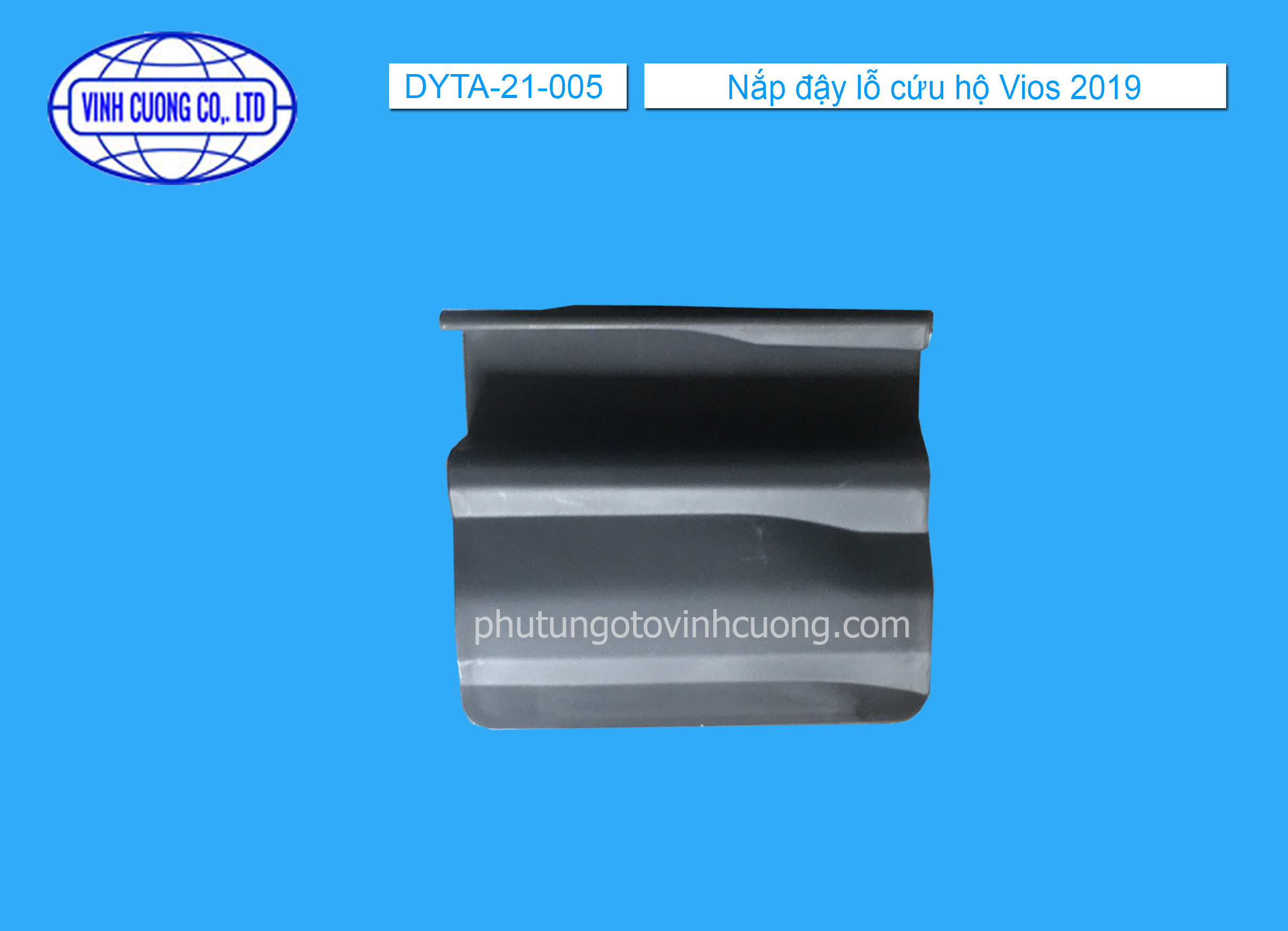 Nắp đậy lỗ kéo xe hay nắp đậy lỗ cứu hộ vios 2018-2021 mã oem 52721-0d290