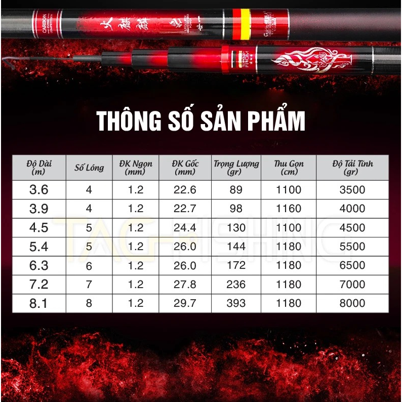 Cần Tay Guide Kỳ Lân Lửa Săn Hàng (chính hãng )