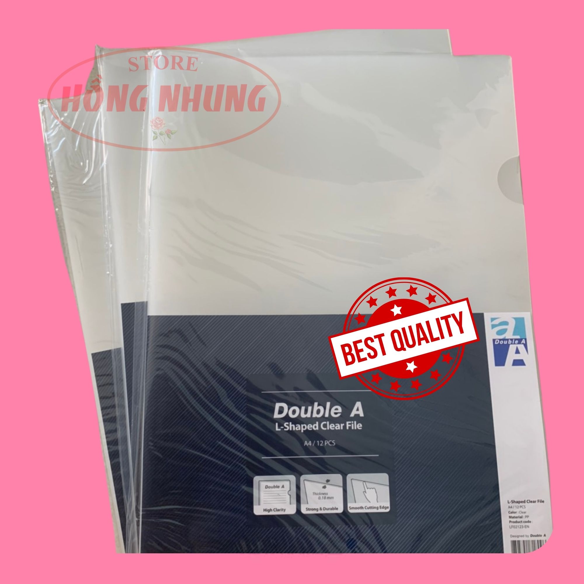 Bìa Lá A4 DOUBLE  A xấp 12 cái