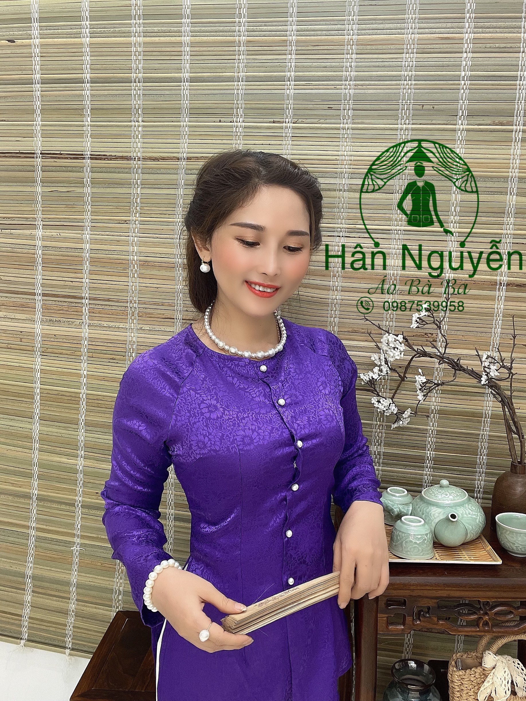 ÁO BÀ BA GẤM LỤA TT (ÁO LẼ )