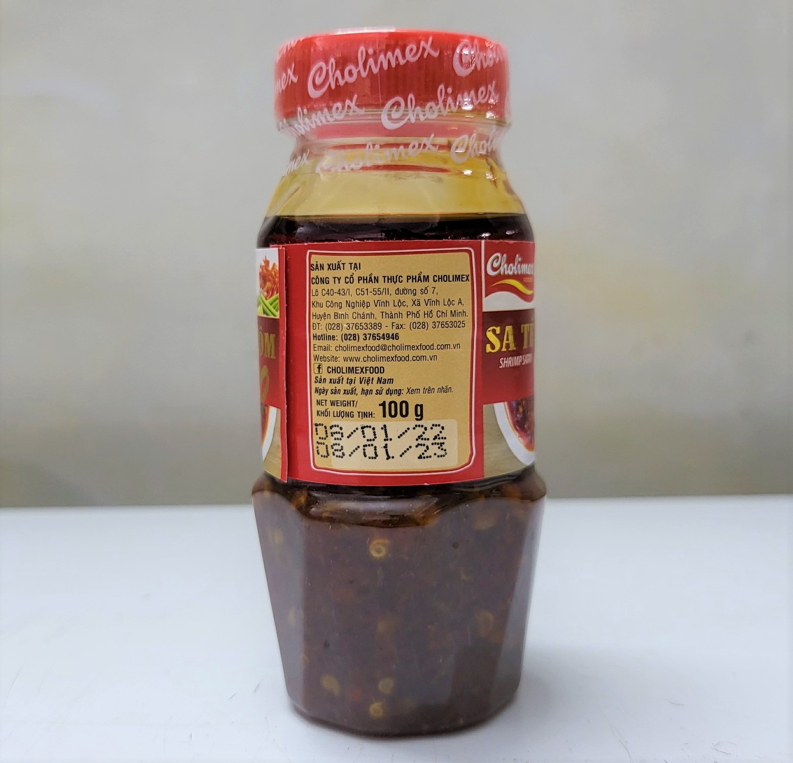[Hủ nhựa 100g] SA TẾ TÔM XO [VN] CHOLIMEX Shrimp Satay