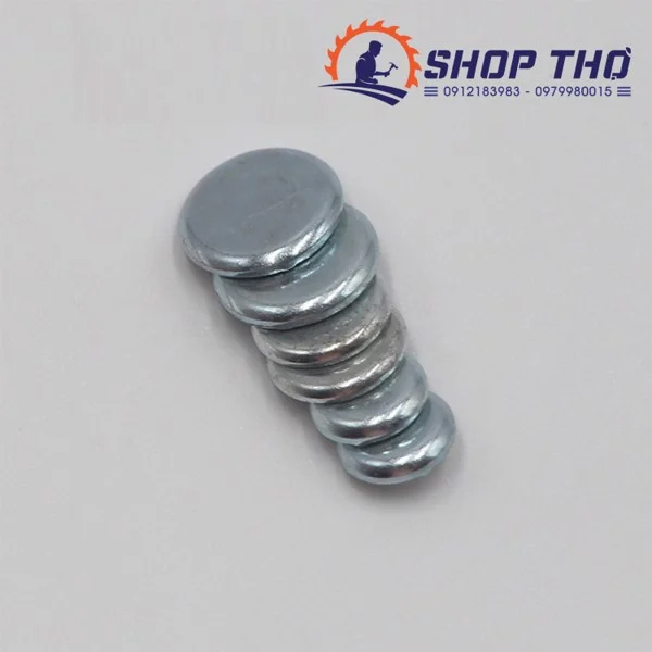 Nam châm đất hiếm hạt tròn 9x0.8mm mạ kẽm bọc vỏ thép
