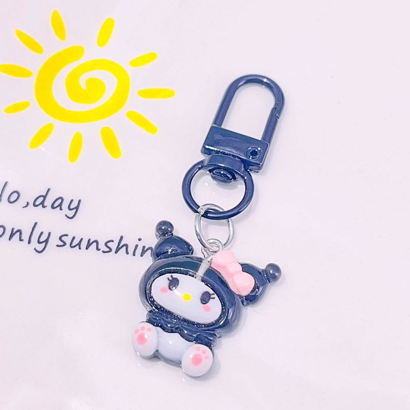 Móc khóa charm chó con cute