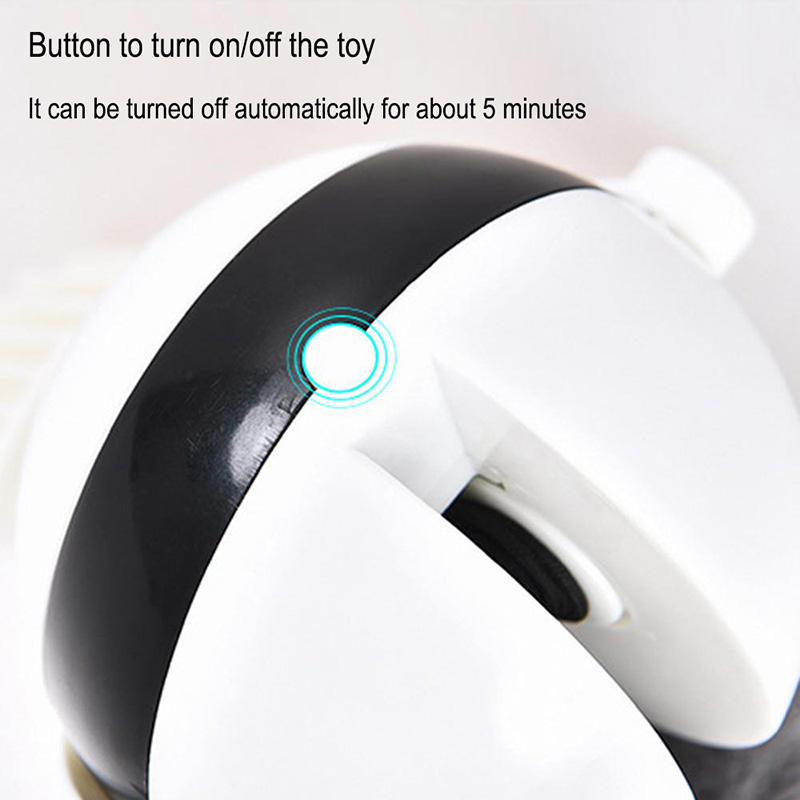 Funny Cat Toy Ball Automatic Teaser Stimulating Toys for Cats Interactive Electric Flutter Rotating Lifting Pet