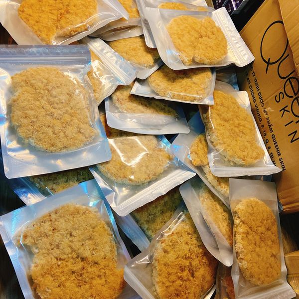 combo 2 kg cơm cháy chà bông thơm giòn 250k