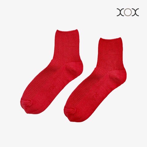 Vớ unisex xox vớ màu cam đất