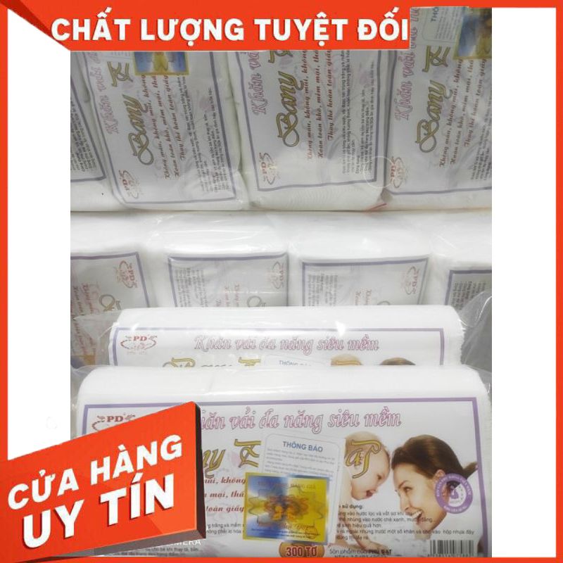 ♥️SỶ 5 GÓI♥️ Khăn Vải Khô Đa Năng PHÚ ĐẠT tinh khiết 99%