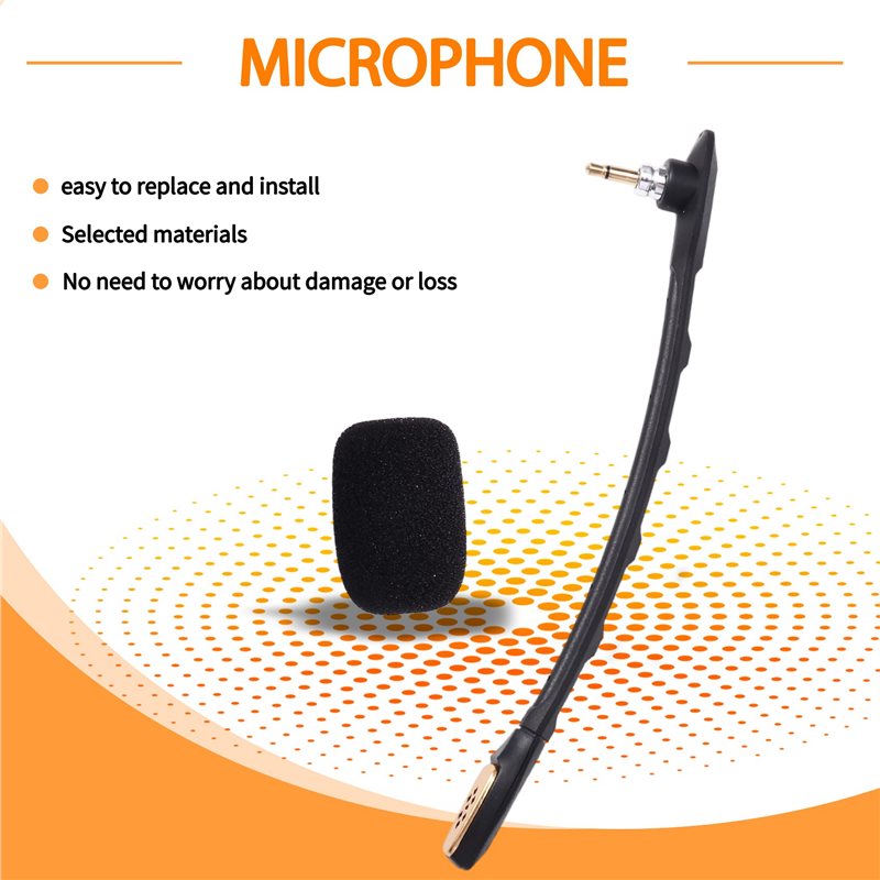 For Game Microphone for Astro A40 Gaming Headsets for Gaming Headphones Plug-in Gaming Headsets Repair Parts.