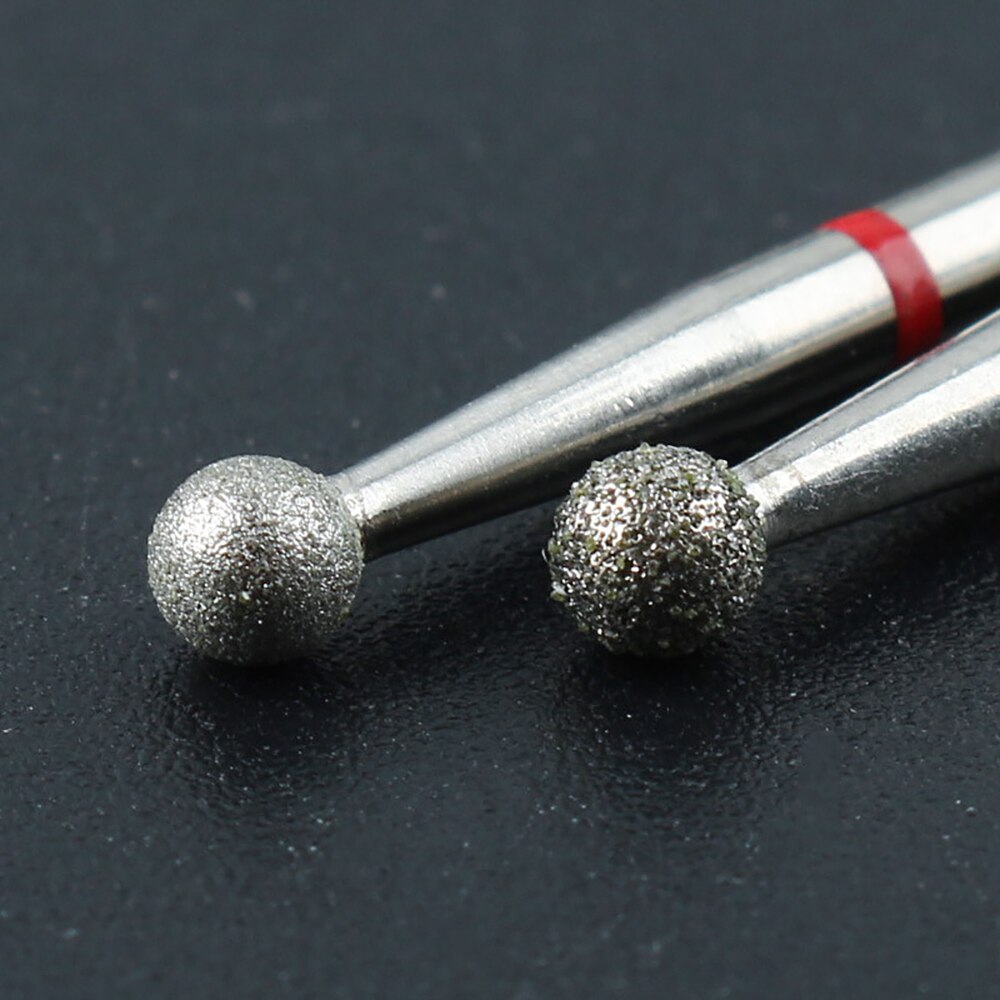 Đá mài mòn Cho Dụng cụ xoay đá mài Bánh Xe Đầu Móng Tay Sanding Tip Tẩy Tế Bào Chết Thép da chết Grit đầu tròn