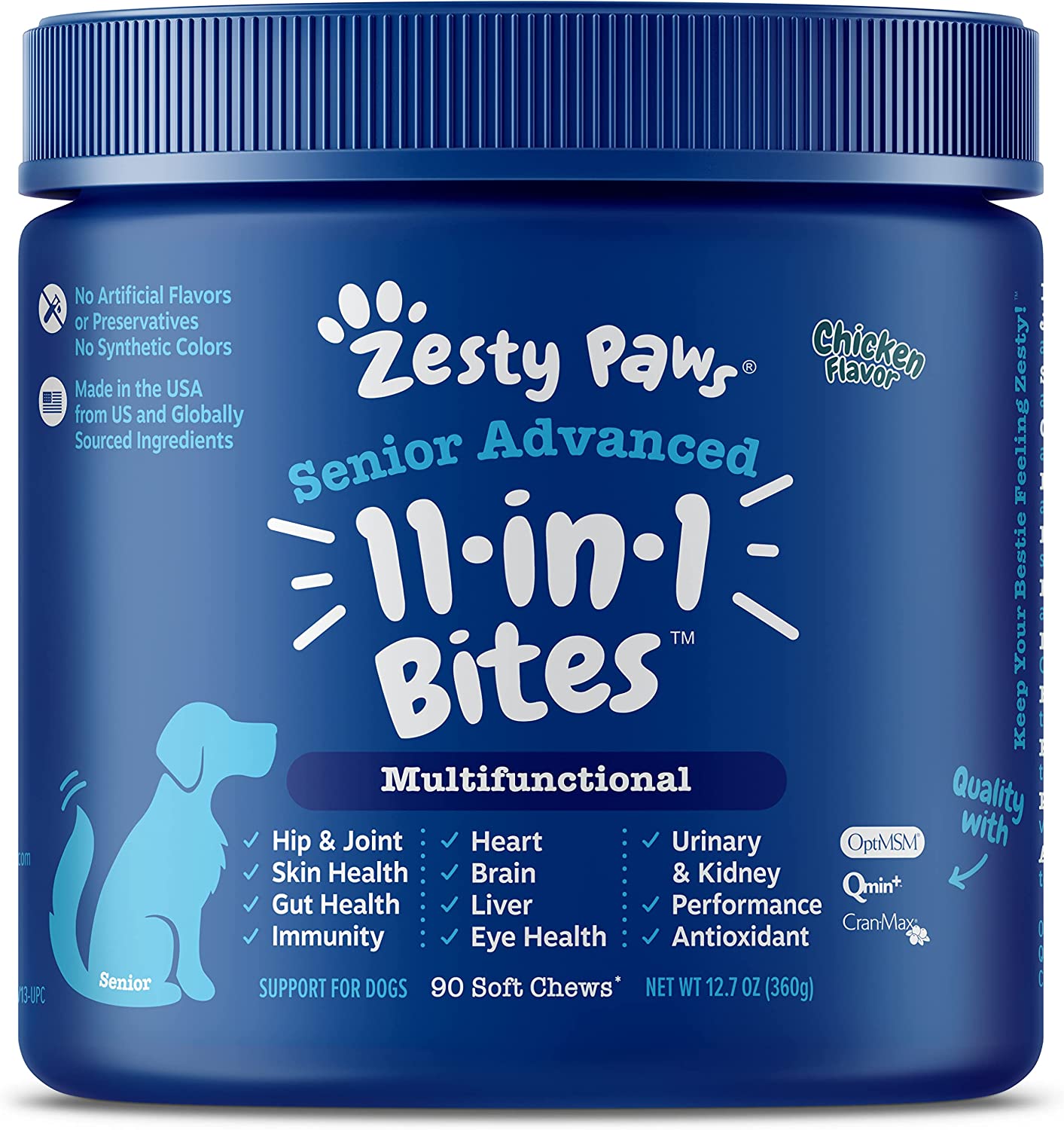 Zesty Paws ADVANCED Multifunctional / Immune System / Antioxidants