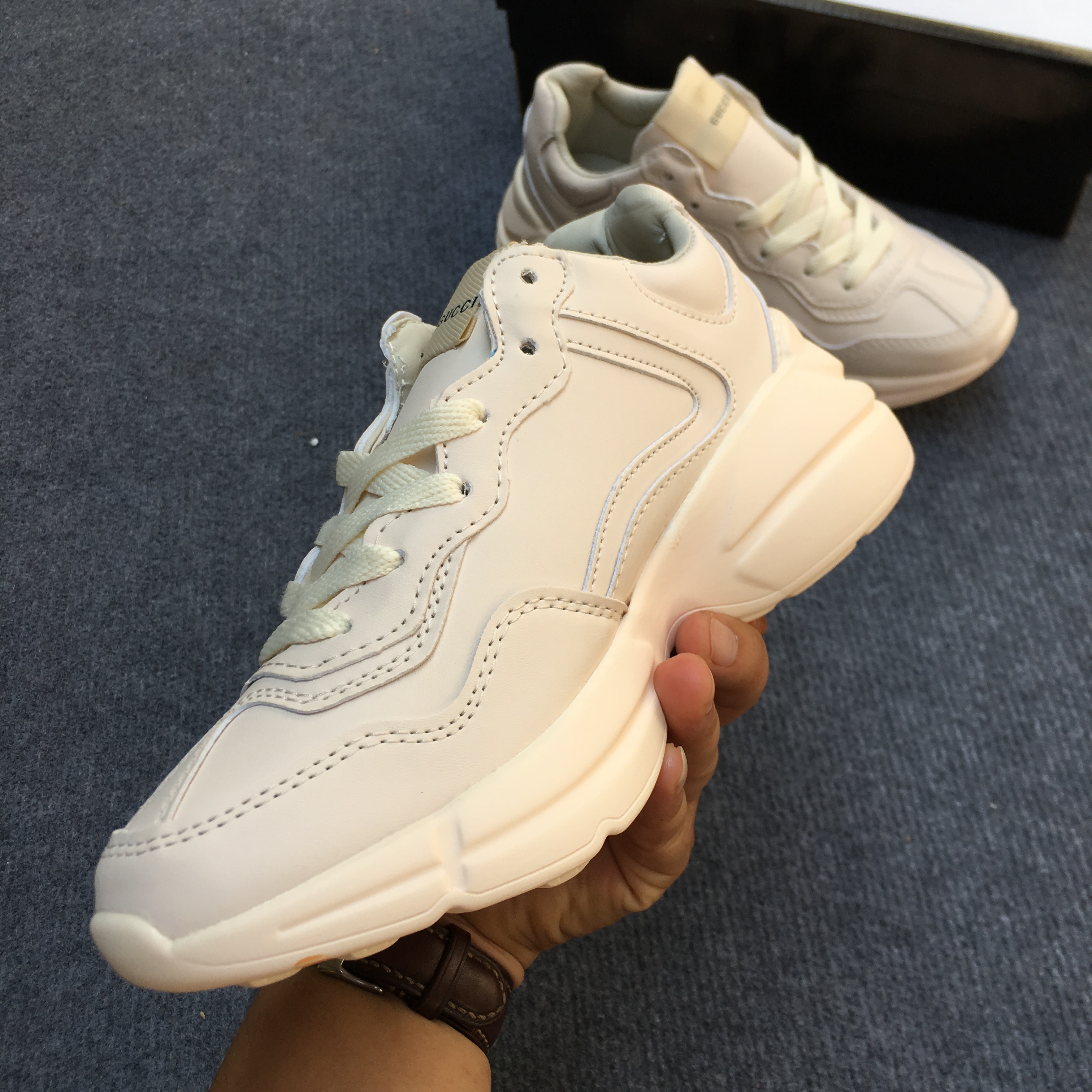 [Tặng kèm Hộp Tất Lọ Tẩy]giày thể thao nam nữ gucci chunky ny