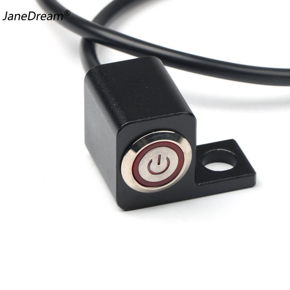 JaneDream CNC Motorcycle Switche Power Switch Handlebar Control Switch for Headlight High Low Beam Fog Light Waterproof