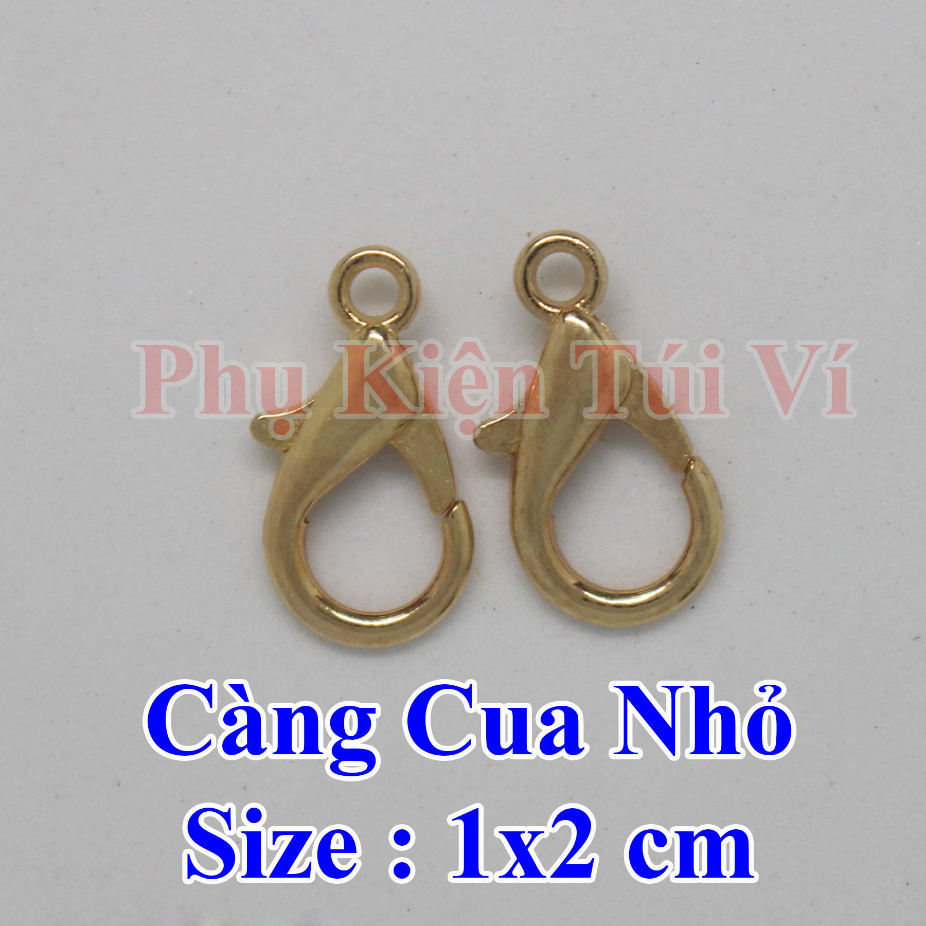 Càng cua nhỏ 1*2cm làm túi xách