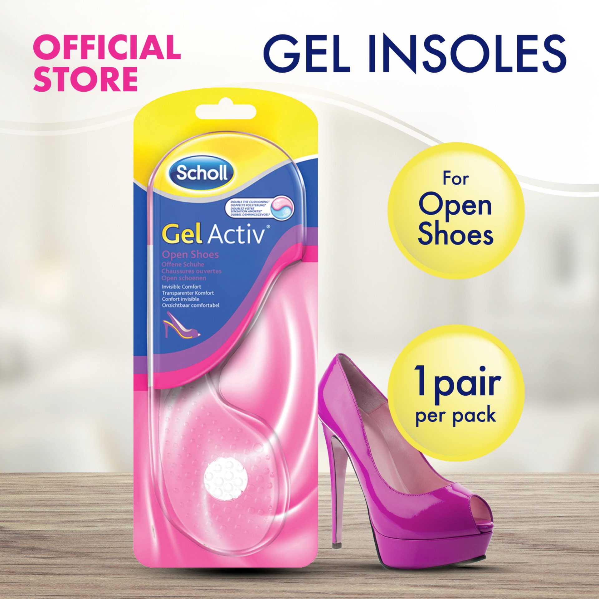 open shoe insoles