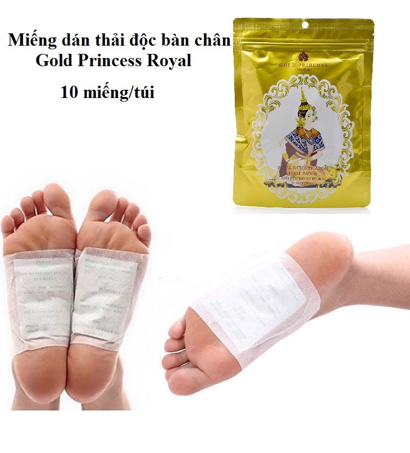 [HCM] Combo 10 Miếng Dán Thải Độc Chân Lanna Foot Patch Thái Lan