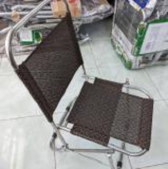 Ghế Xếp Inox 100% Vải Lưới Thổ Cẩm