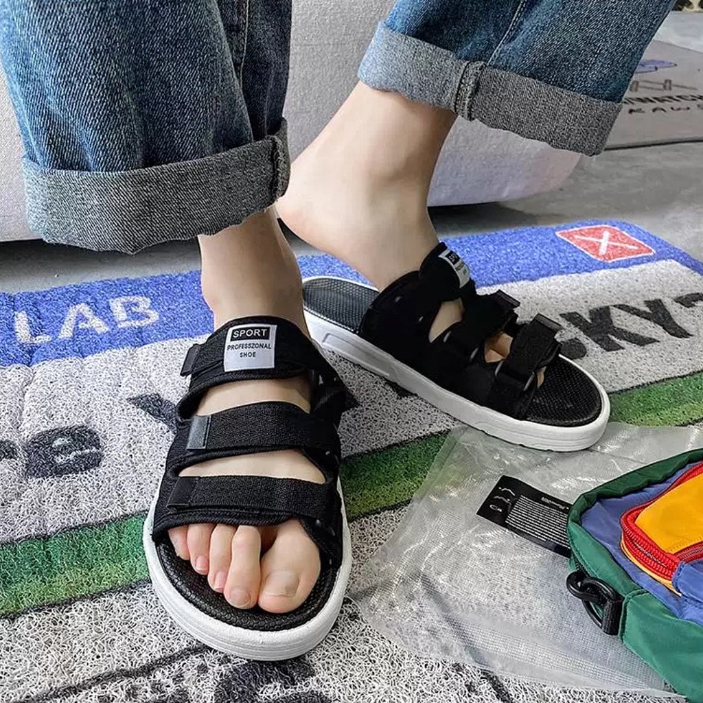 Dép sandal quai hậu nam nữ học sinh unisex SPORT thời trang ulzzang Hàn Quốc đi cực êm chân siêu HOT (quai hậu tháo rời được) NTH-Shops