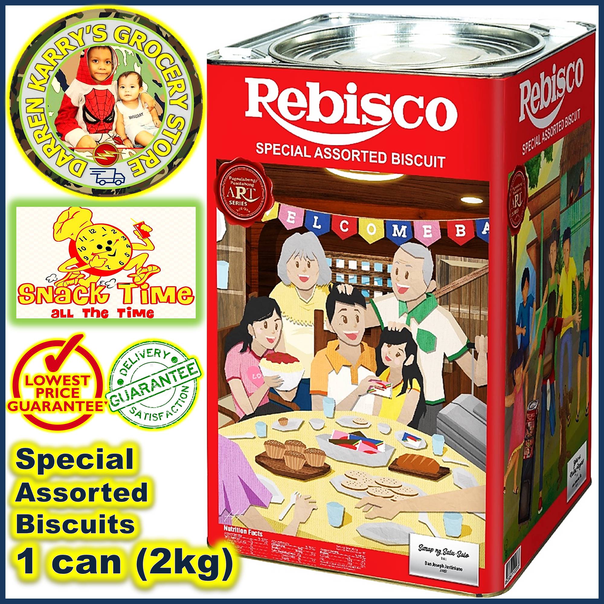 Rebisco Special Assorted Biscuit 2 kg x 1 can from Darren Karry's ...