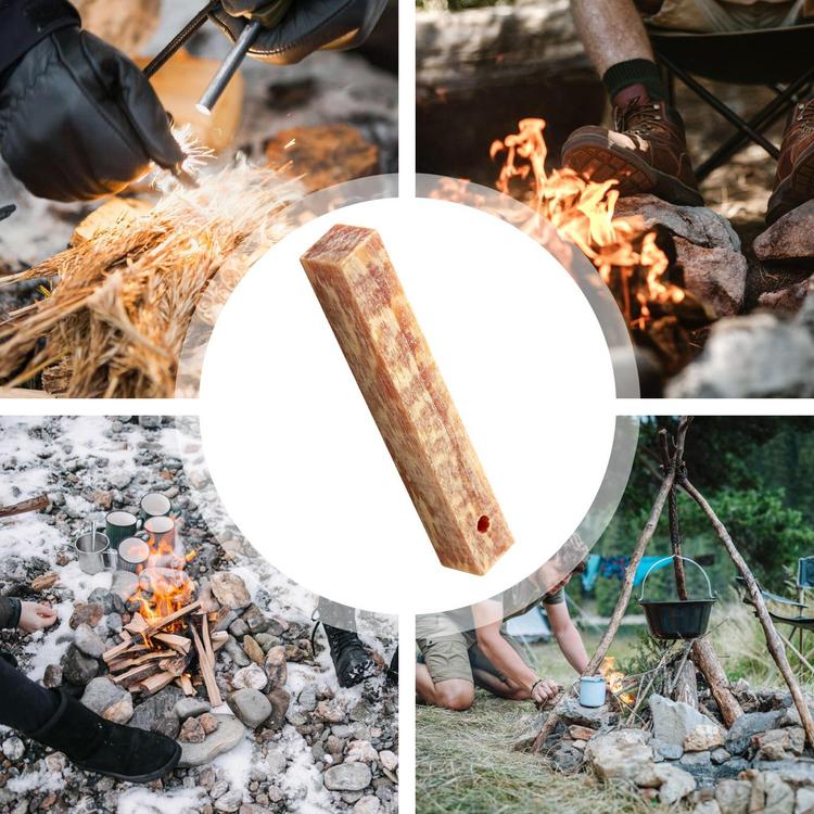 Dụng cụ khởi lửa bằng gỗ thông Que khởi lửa Thanh Khởi Động Lửa Tự Nhiên Gạch đánh lửa gỗ đánh lửa cho hố lửa đá đánh lửa nhanh đa chức năng cho bếp củi security