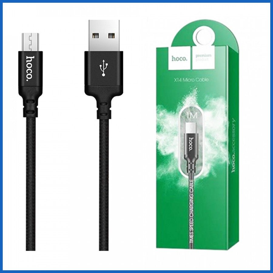 Dây Sạc Nhanh Hoco X14 Dây Dù cho Iphone/Ipad/Androi/TypeC  1M/2M