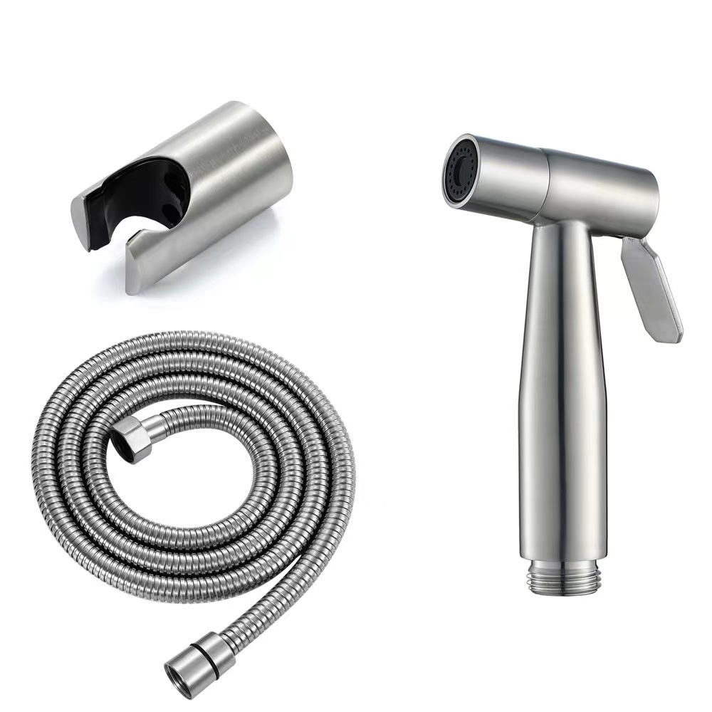304 Stainless Steel High Pressure Bidet Set Toilet Flushing Spray Gun bidet spray gun Lazada PH