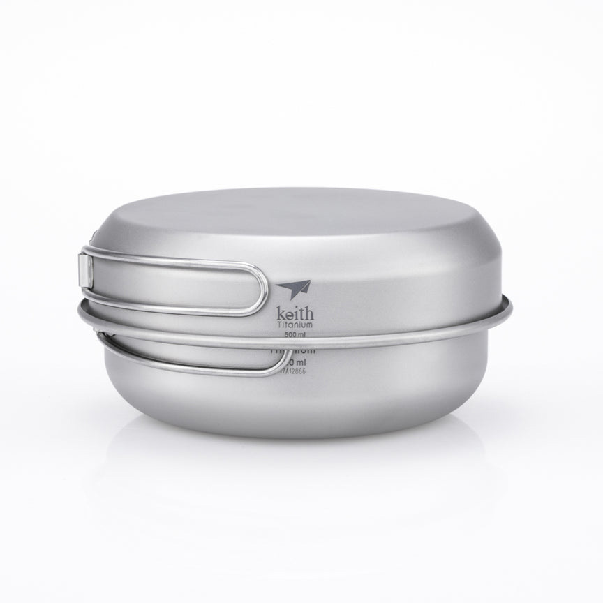 Bộ nồi, chảo 3 món Titanium Keith Ti6053
