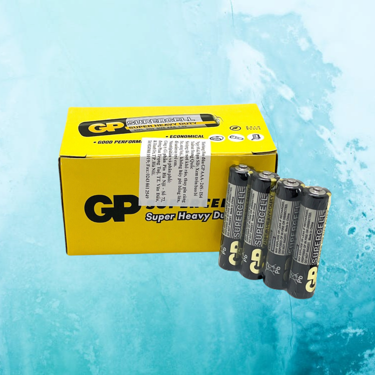 Hộp 40 viên pin aaa gp supercell giá tốt - pin 3a, pin carbon vỉ 4 viên chính hãng - pin tiểu aaa lỗi 1 đổi 1 7 ngày