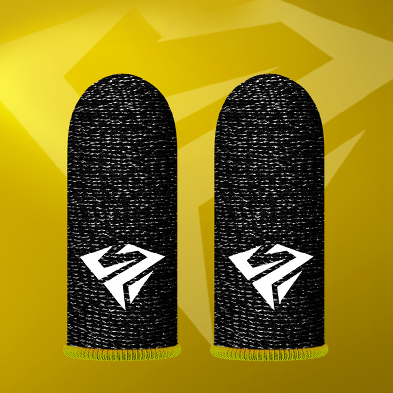 【Must-Have Accessories】 2 Pcs Game Fingertip Gloves Sweatproof Anti-slip Screen Finger Sleeve Breathable Gaming Fingertip Cover For Gamer.