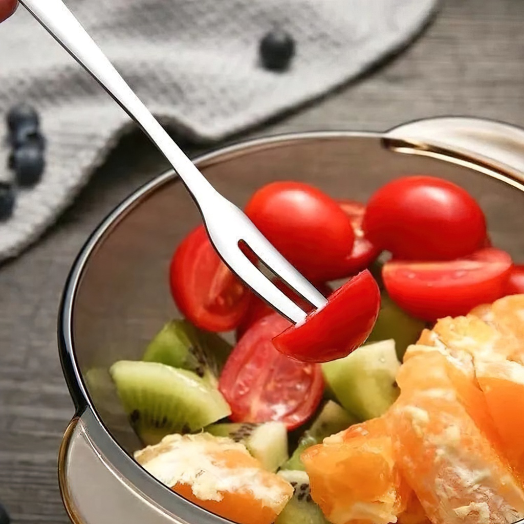 Stainless steel fork-fruit fork-Lumbley