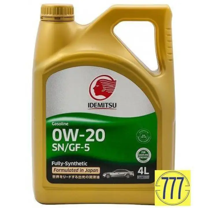 Idemitsu 0w20 Sn Gf 5 Fully Synthetic Engine Oil 4l Lazada Singapore