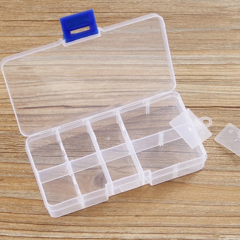 Convenient multi-compartment transparent jewelry box