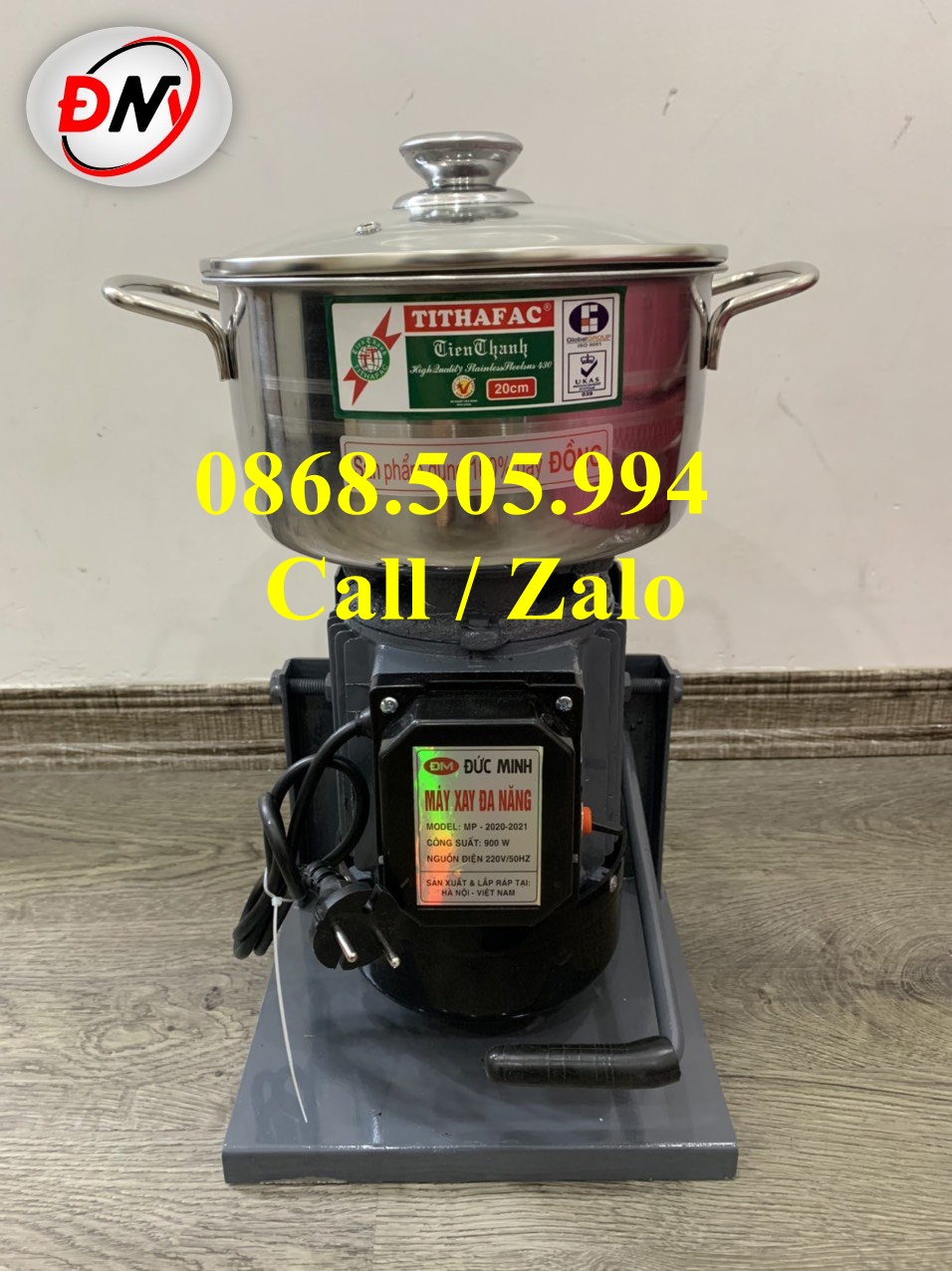 Máy xay thịt làm giò chả, xay cua, cá gia đình 900W
