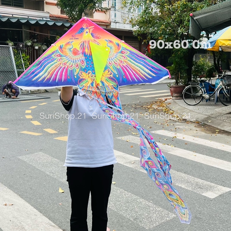 [TẶNG TAY NẮM DIỀU 30M] Diều thả trẻ em đa dạng mẫu mã và màu sắc