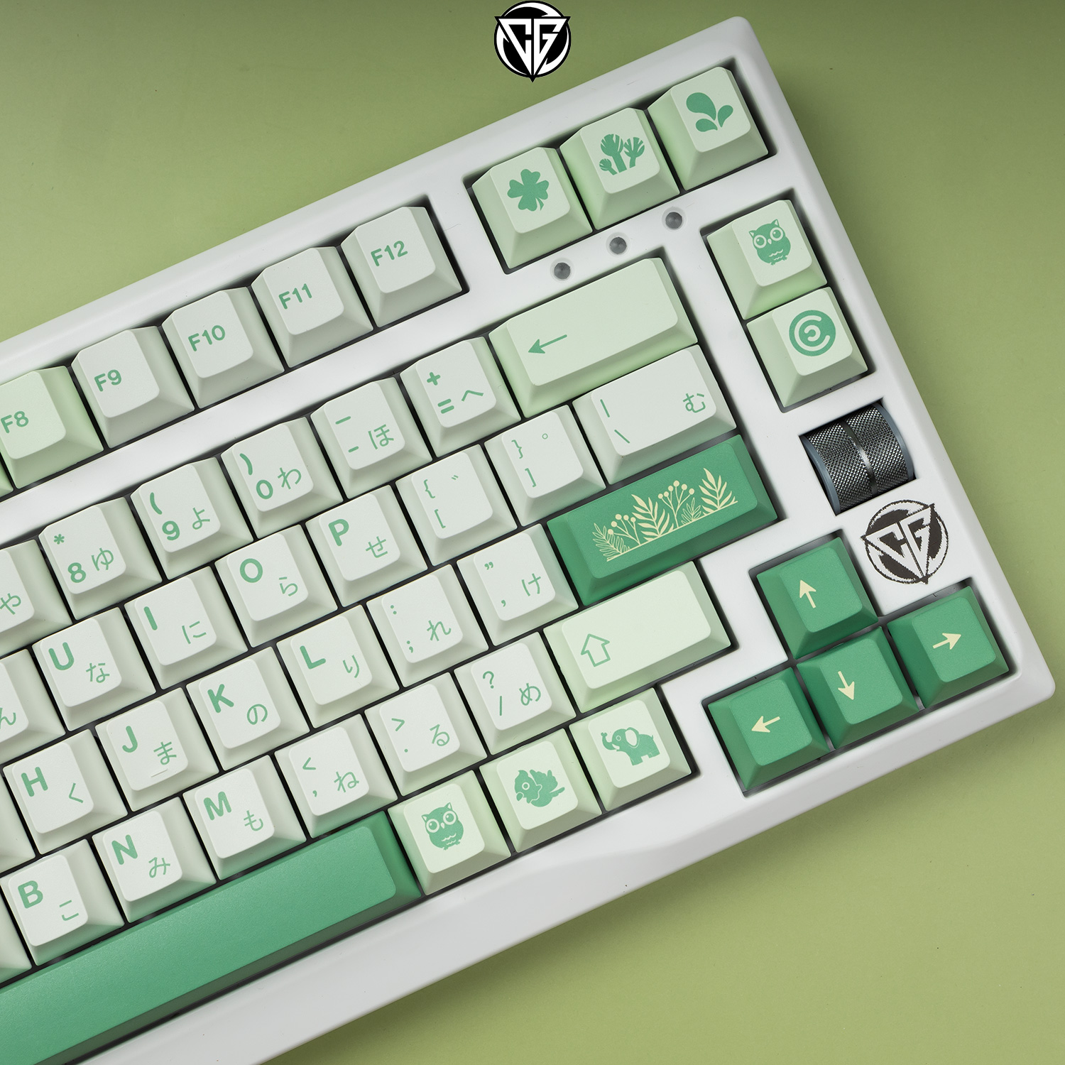 Keycap Garden 139 nút bàn phím cơ Thick PBT Cherry Profile